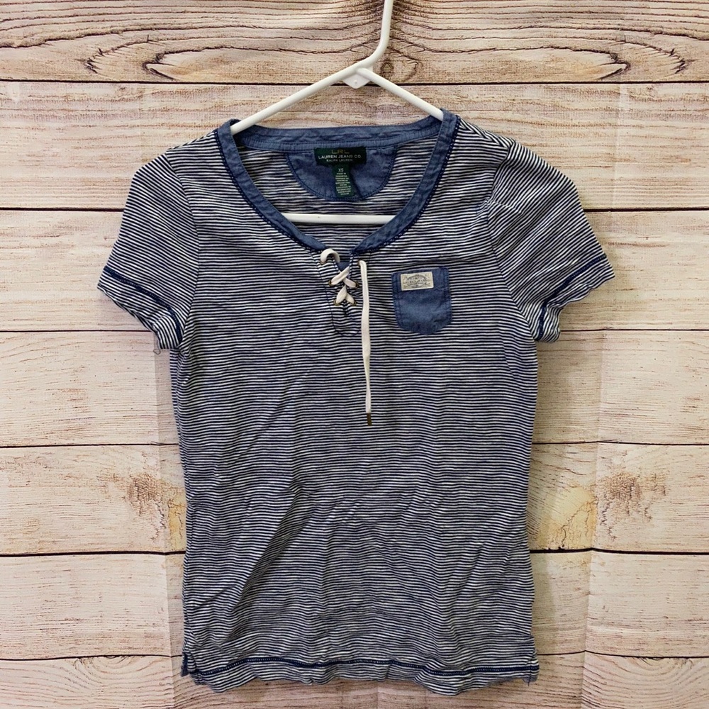 🔥Lauren Ralph Lauren Womens T-Shirt Top XS